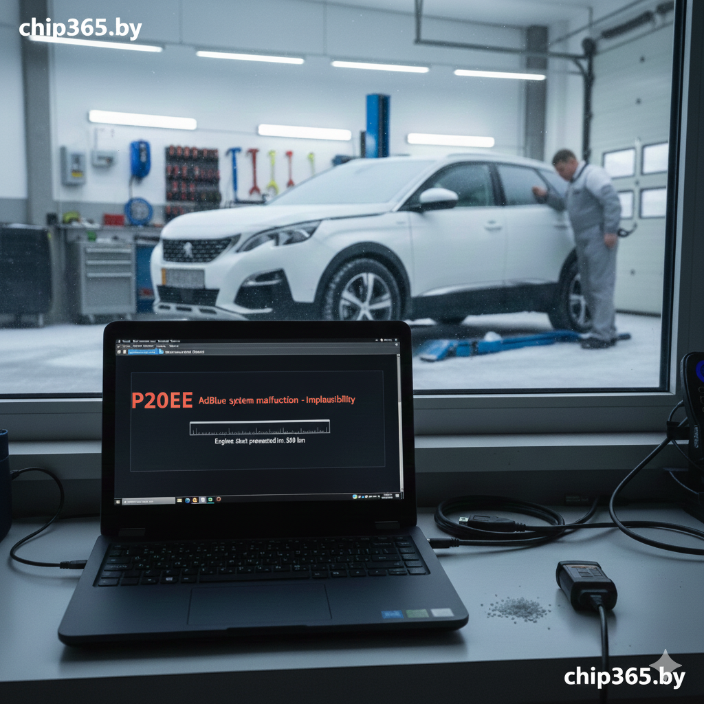 Отключение AdBlue Peugeot в Минске