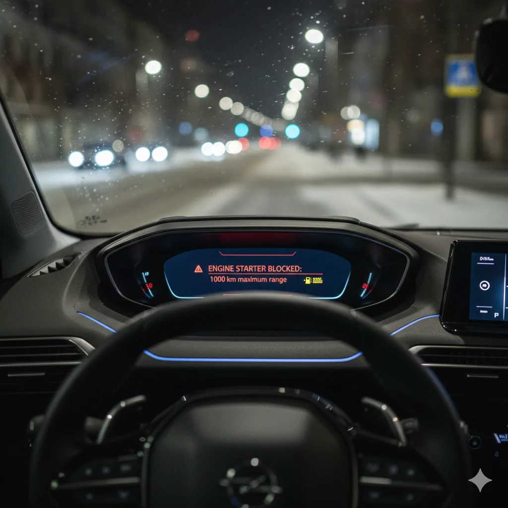 Ошибка Engine starter blocked Peugeot Citroen AdBlue минск