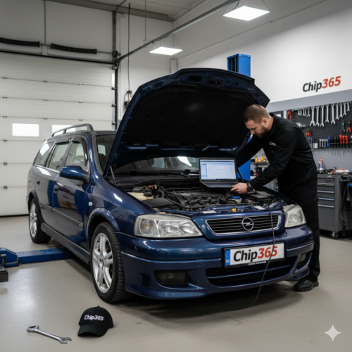 Чип тюнинг и ремонт Opel Astra G 2.0 Turbo в Минске на СТО Chip365
