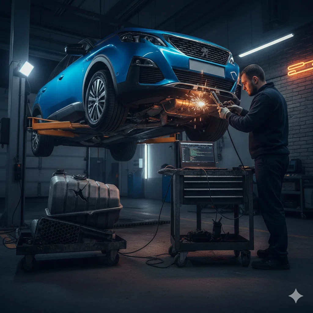 Отключение AdBlue и сажевого фильтра в Минске на Peugeot Mercedes BMW VAG