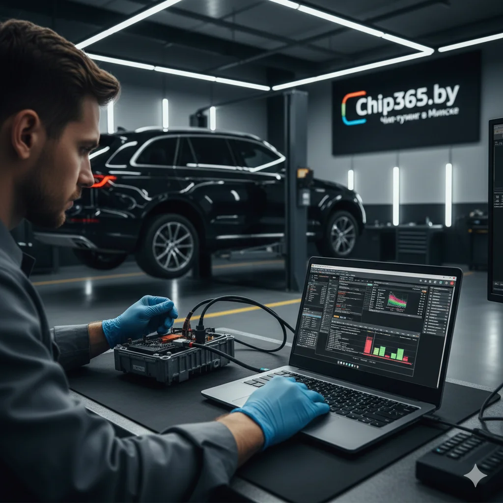 Прошивка Евро 2 и программное отключение катализатора в Минске техцентр Chip365
