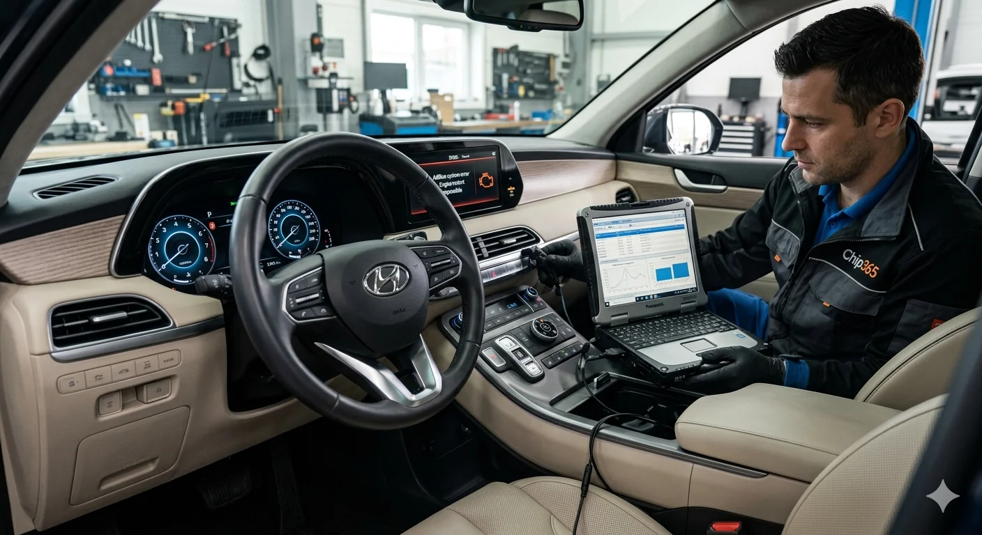 диагностика и отключение AdBlue на Hyundai Palisade в Минске, Chip365